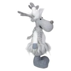 Northlight 12.5'' Gray And White Standing Moose Tabletop Christmas Decoration 12 Northlight 12.5'' Gray And White Standing Moose Tabletop Christmas Decoration -Northlight Shop D676333S 4