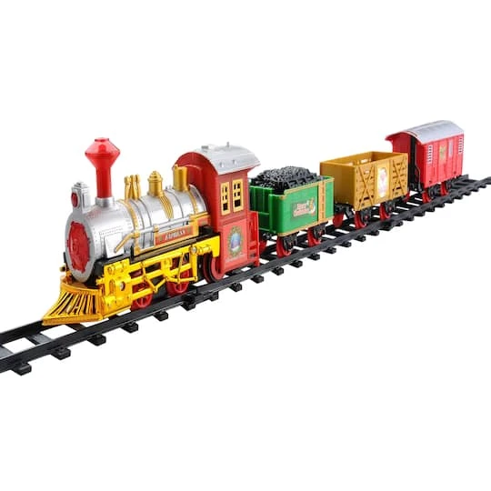 Northlight 12-Piece Lighted & Animated Christmas Express Train Set 4 Northlight 12-Piece Lighted & Animated Christmas Express Train Set - Image 2