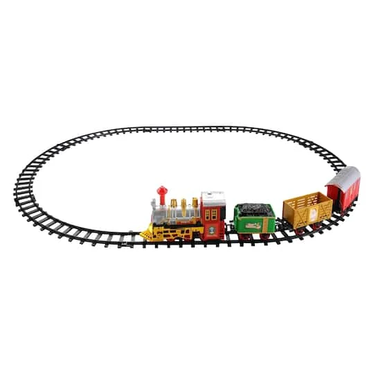 Northlight 12-Piece Lighted & Animated Christmas Express Train Set 5 Northlight 12-Piece Lighted & Animated Christmas Express Train Set - Image 3