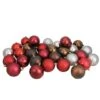 Northlight 32ct. 3.25" 2-Finish Multicolor Shatterproof Ball Ornaments -Northlight Shop D676550S 1