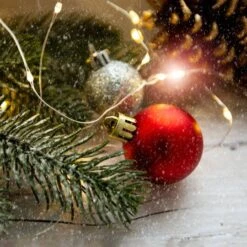 Northlight 96ct. 1.5" 4-Finish Red Shatterproof Ball Ornaments -Northlight Shop D676560S 3