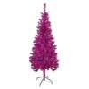Northlight 6ft. Pre-Lit Pink Tinsel Artificial Christmas Tree, Clear Lights 2 Northlight 6ft. Pre-Lit Pink Tinsel Artificial Christmas Tree, Clear Lights -Northlight Shop D676636S 1