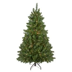 Northlight 5ft. Pre-Lit Canadian Pine Artificial Christmas Tree, Clear Lights -Northlight Shop D676658S 11