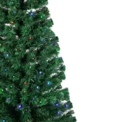 Northlight 6ft. Pre-Lit Fiber Optic Artificial Christmas Tree With Star Tree Topper And Pot, LED Color-Changing Lights -Northlight Shop D676666S 13
