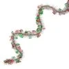 Northlight 50ft. White, Red & Green Christmas HO HO HO Wrapped Tinsel Garland 2 Northlight 50ft. White, Red & Green Christmas HO HO HO Wrapped Tinsel Garland -Northlight Shop D676712S 1