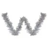 Northlight 9ft. Pre-Lit Silver Tinsel Christmas Garland 2 Northlight 9ft. Pre-Lit Silver Tinsel Christmas Garland -Northlight Shop D676724S 1