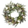 Alpine Collection 30" Warm White LED Decorated Wreath -Northlight Shop D677549S 1