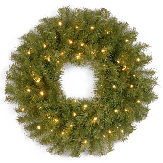 30" LED Norwood Fir Wreath 4 30" LED Norwood Fir Wreath - Image 2