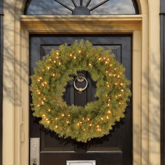 30" LED Norwood Fir Wreath 5 30" LED Norwood Fir Wreath - Image 3