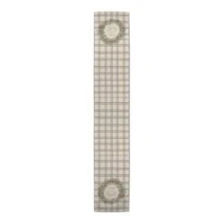 72" Merry & Bright Plaid Cotton Twill Runner 9 72" Merry & Bright Plaid Cotton Twill Runner -Northlight Shop D679598S 13