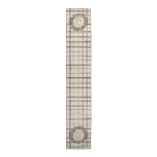 72" Merry & Bright Plaid Cotton Twill Runner 6 72" Merry & Bright Plaid Cotton Twill Runner - Image 4