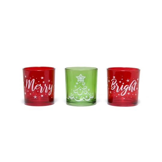 Elegant Designs™ Merry & Bright Christmas Candle Holder Set 11 Elegant Designs™ Merry & Bright Christmas Candle Holder Set - Image 9