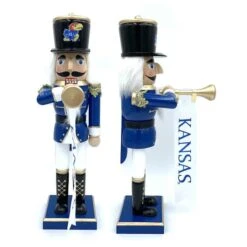 14" College Bugler Nutcracker Kansas