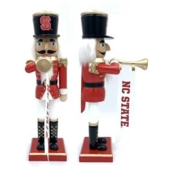 14" College Bugler Nutcracker NC State -Northlight Shop D721007S 1 1