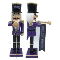 14" College Bugler Nutcracker TCU