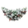 Glitzhome® 3ft, Pre-Lit Pinecones & Berries Artificial Christmas Swag -Northlight Shop D726239S 1