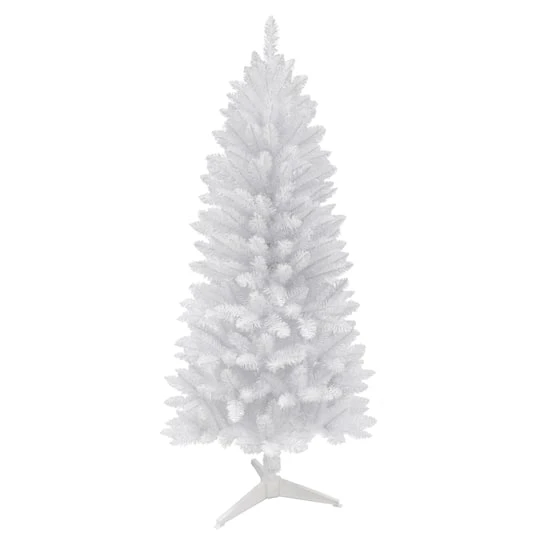 5ft. Unlit White Carson Artificial Pine Tree 4 5ft. Unlit White Carson Artificial Pine Tree - Image 2
