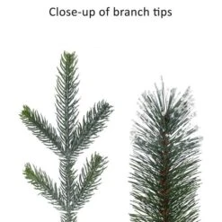 4ft. Pre-Lit Artificial Pine Lamp Post, Warm White LED Lights 16 4ft. Pre-Lit Artificial Pine Lamp Post, Warm White LED Lights -Northlight Shop D734268S 6