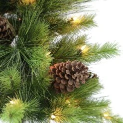 3.5ft. Pre-Lit Potted Artificial Tree, Clear Lights 14 3.5ft. Pre-Lit Potted Artificial Tree, Clear Lights -Northlight Shop D734289S 4