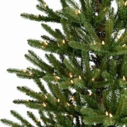 6.5ft. Pre-Lit Mountain View Spruce Artificial Christmas Tree, Clear LED Lights 14 6.5ft. Pre-Lit Mountain View Spruce Artificial Christmas Tree, Clear LED Lights -Northlight Shop D734323S 4