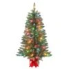 3ft. Pre-Lit Artificial Fraser Fir Tree, Multicolor Lights 1 3ft. Pre-Lit Artificial Fraser Fir Tree, Multicolor Lights -Northlight Shop D734352S 1