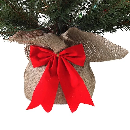 3ft. Pre-Lit Artificial Fraser Fir Tree, Multicolor Lights 10 3ft. Pre-Lit Artificial Fraser Fir Tree, Multicolor Lights - Image 8