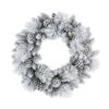 32" Flocked Berkshire Artificial Spruce Wreath