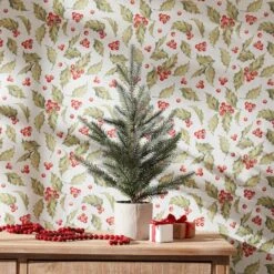 Melrose 2 Pack 24" Unlit Pine Artificial Christmas Tree In Plastic Pot -Northlight Shop D735488S 4 1