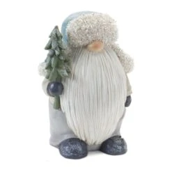 Melrose 8.25" Gnome With Pine Tree Figurine, 2ct. -Northlight Shop D735890S 1