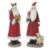 Melrose Farmhouse Santa Figurine Set 2 Melrose Farmhouse Santa Figurine Set -Northlight Shop D735975S 1