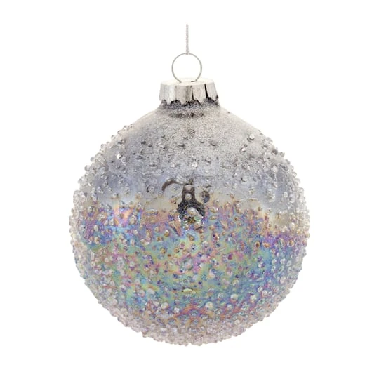 Melrose 12ct. Textured Iridescent Glass Ball Ornaments 7 Melrose 12ct. Textured Iridescent Glass Ball Ornaments - Image 5