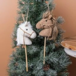 Melrose 6ct. 14.25" Hobby Horse Ornament Set 10 Melrose 6ct. 14.25" Hobby Horse Ornament Set -Northlight Shop D736378S 3