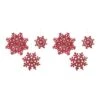 Melrose Red Paper Snowflake Ornament Set -Northlight Shop D736514S 8