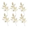 Melrose 28" Gold Glittered Leaf Sprays, 6ct. 1 Melrose 28" Gold Glittered Leaf Sprays, 6ct. -Northlight Shop D738517S 11