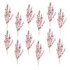 Melrose Flocked Berry Twig Spray, 12ct. -Northlight Shop D738566S 11