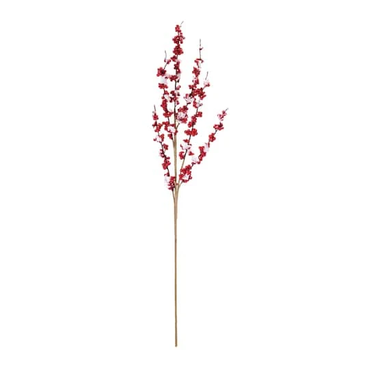 Melrose Flocked Berry Twig Spray, 12ct. 5 Melrose Flocked Berry Twig Spray, 12ct. - Image 3