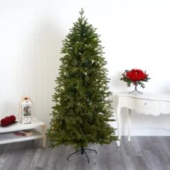 7ft. Unlit Belgium Fir Natural-Look Artificial Christmas Tree 15 7ft. Unlit Belgium Fir Natural-Look Artificial Christmas Tree -Northlight Shop D739570S 6