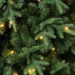 7.5ft. Pre-Lit Feel-Real® Duxbury Artificial Christmas Tree, Warm White LED Lights -Northlight Shop D739611S 3