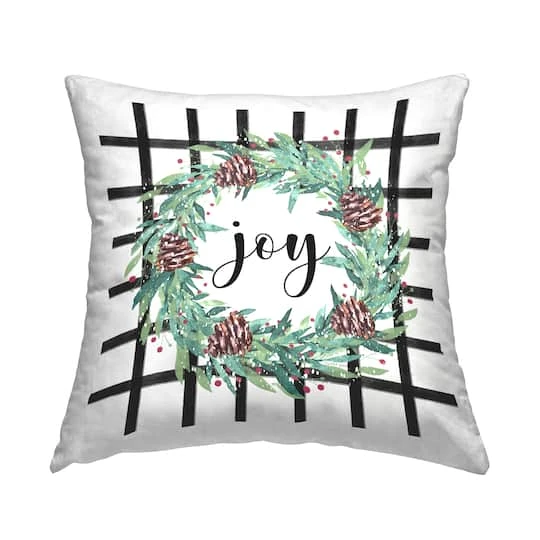 Stupell Industries Christmas Joy Throw Pillow 3 Stupell Industries Christmas Joy Throw Pillow