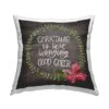 Stupell Industries Christmas Bringing Good Cheer Throw Pillow