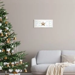 Stupell Industries Peace Seasonal Starfish Sign Wall Plaque Art 7 Stupell Industries Peace Seasonal Starfish Sign Wall Plaque Art -Northlight Shop D748304S 2