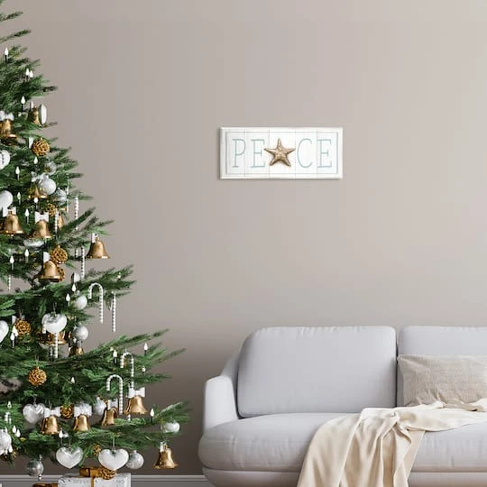 Stupell Industries Peace Seasonal Starfish Sign Wall Plaque Art 5 Stupell Industries Peace Seasonal Starfish Sign Wall Plaque Art - Image 3