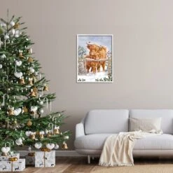 Stupell Industries Winter Cattle Cuddling Snow Scene Framed Giclee Art White 8 Stupell Industries Winter Cattle Cuddling Snow Scene Framed Giclee Art White -Northlight Shop D752797S 2
