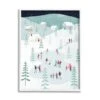 Stupell Industries Ice Skating Families Snowfall Framed Giclee Art White -Northlight Shop D753006S 1
