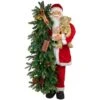 Northlight 4ft. Musical Santa Claus With Lighted Christmas Tree & Teddy Bear Standing Christmas Figure 1 Northlight 4ft. Musical Santa Claus With Lighted Christmas Tree & Teddy Bear Standing Christmas Figure -Northlight Shop D755915S 1