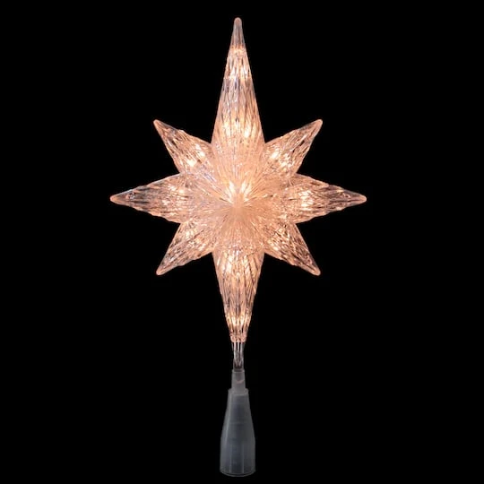 Northlight 11" Lighted 8 Point Bethlehem Star Christmas Tree Topper 5 Northlight 11" Lighted 8 Point Bethlehem Star Christmas Tree Topper - Image 3