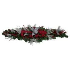 Northlight 52" Christmas Decorated Berry & Pine Artificial Swag -Northlight Shop D755996S 1 1