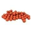 Northlight 60ct. 2.5" Burnt Orange Shatterproof Shiny Christmas Ball Ornaments -Northlight Shop D756317S 1