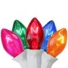 Northlight 25ct. Multicolor C7 Christmas String Lights With White Wire -Northlight Shop D756429S 1