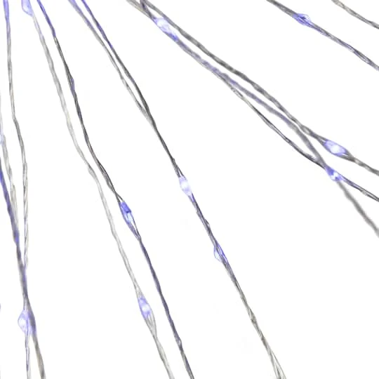 Northlight 20" LED Lighted Firework Silver Branch Christmas Decoration Silver With Blue Lights 9 Northlight 20" LED Lighted Firework Silver Branch Christmas Decoration Silver With Blue Lights - Image 7